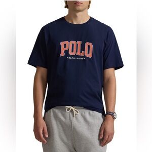 Polo Ralph Lauren Big & Tall Logo Jersey T-Shirt Blue 3XB